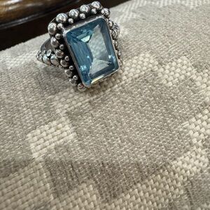 Sterling Silver Blue Topaz